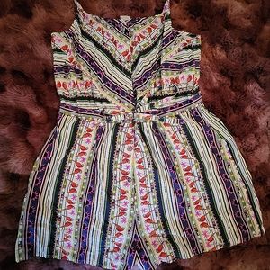 Mara Hoffman for J. Crew Parrot Romper size L